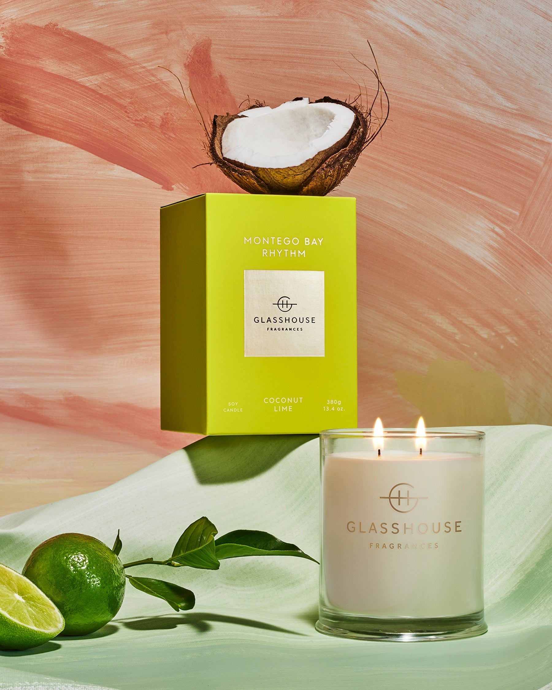 Glasshouse  - candle Large 380g - MONTEGO BAY RHYTHM