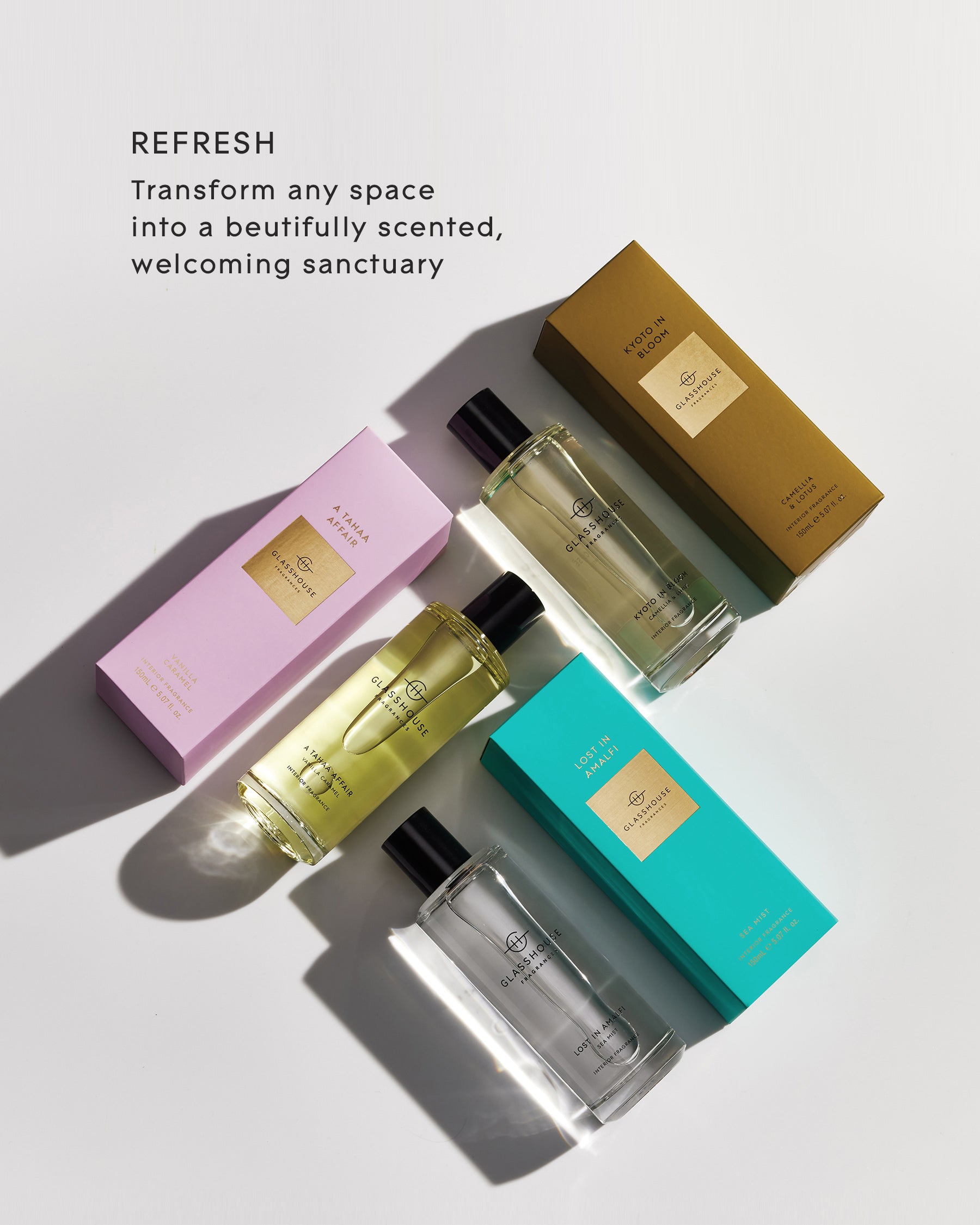 Glasshouse Interior  Fragrance 150ml  -  LOST IN AMALFI
