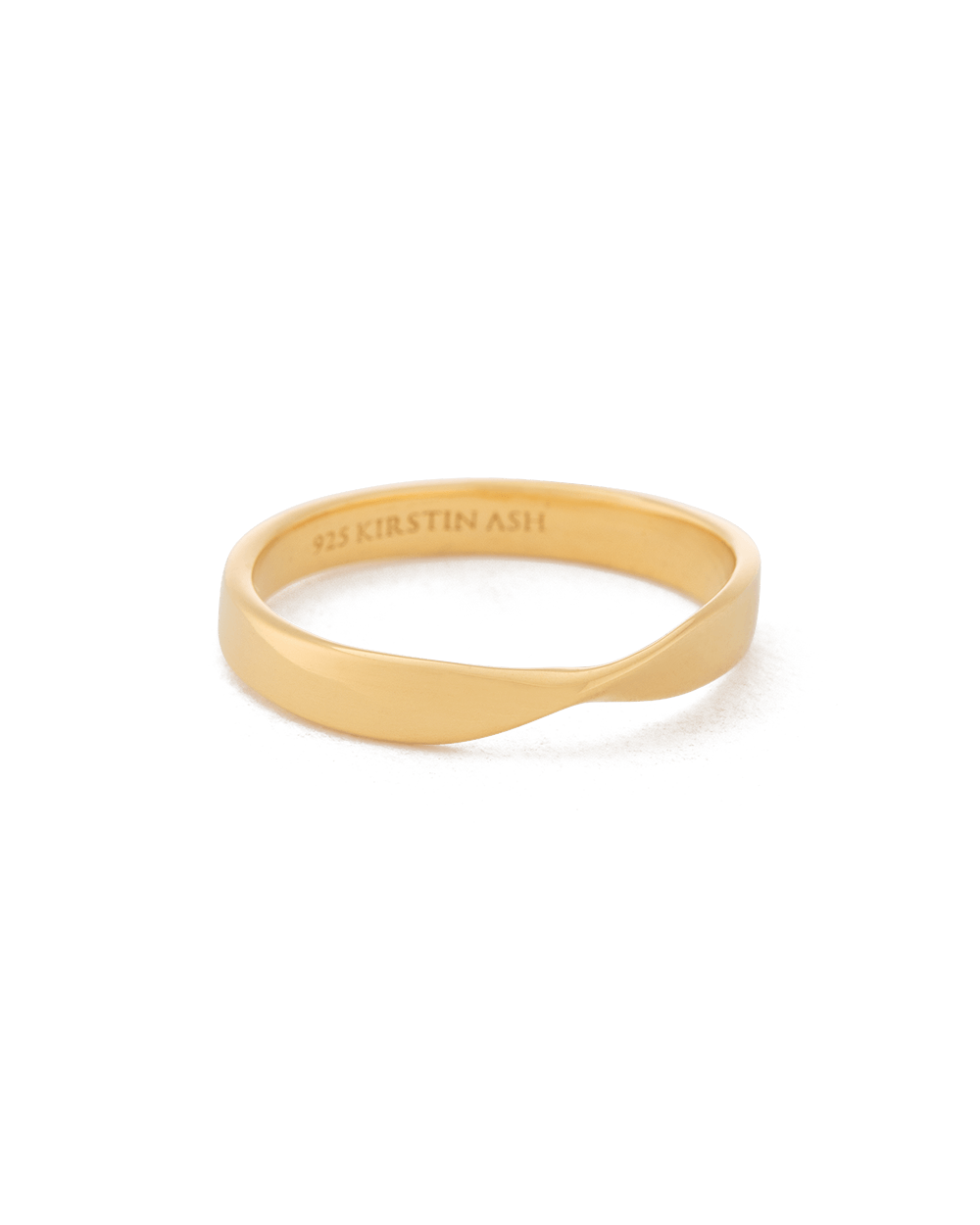 FOLD BAND RING (18K GOLD VERMEIL) - 7