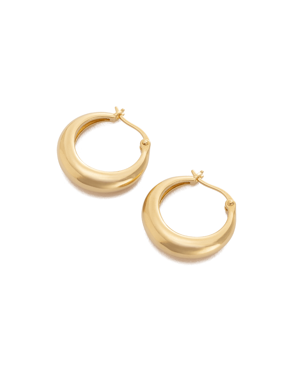 GLOW HOOPS (18K GOLD PLATED)