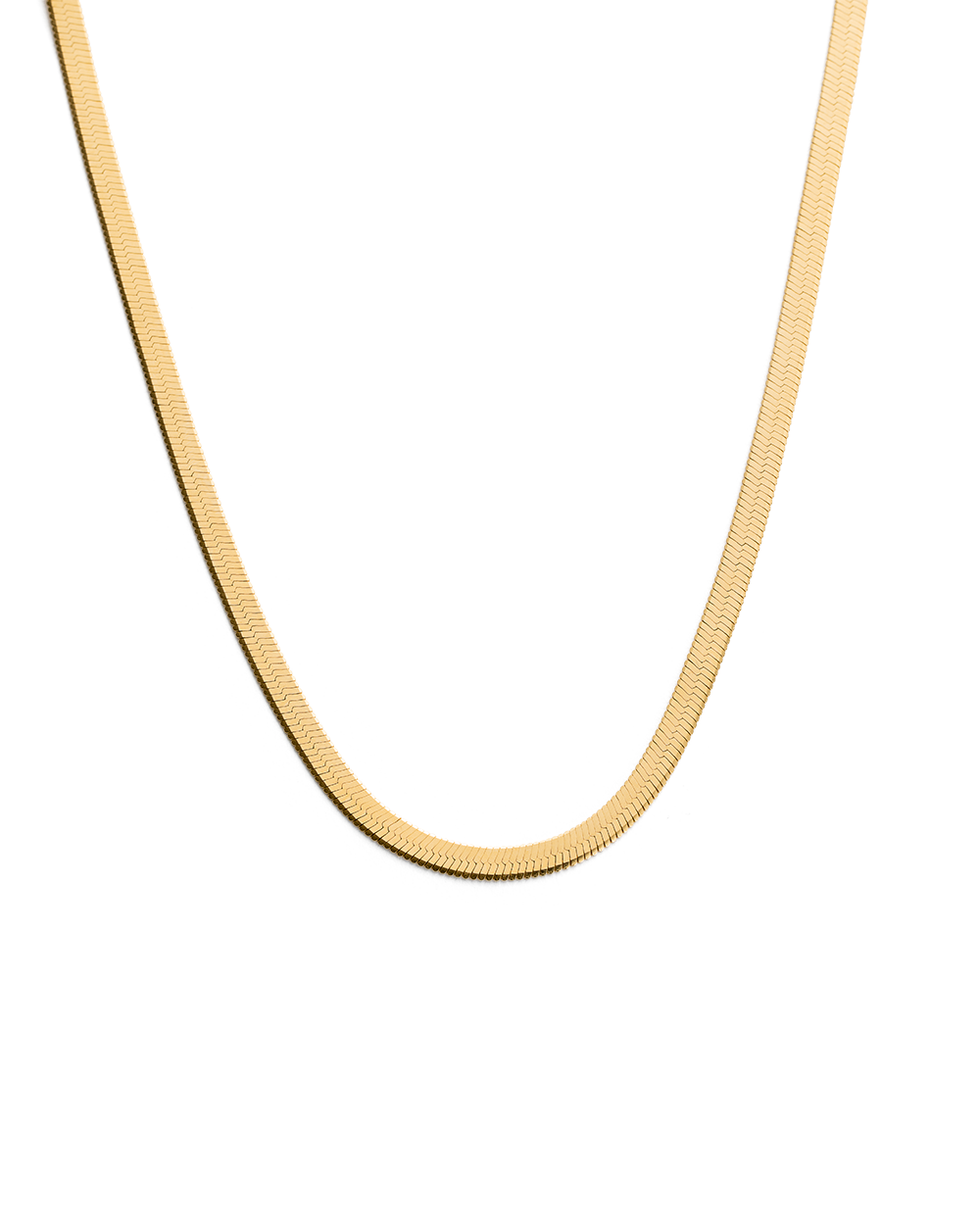 Herringbone Chain (18K Gold Vermeil )