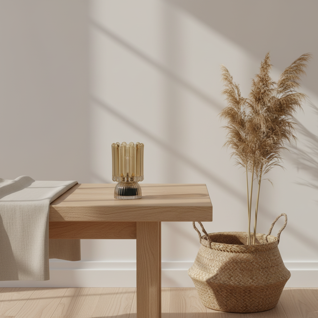 Nel Lusso Lotti Portable Glass Lamp