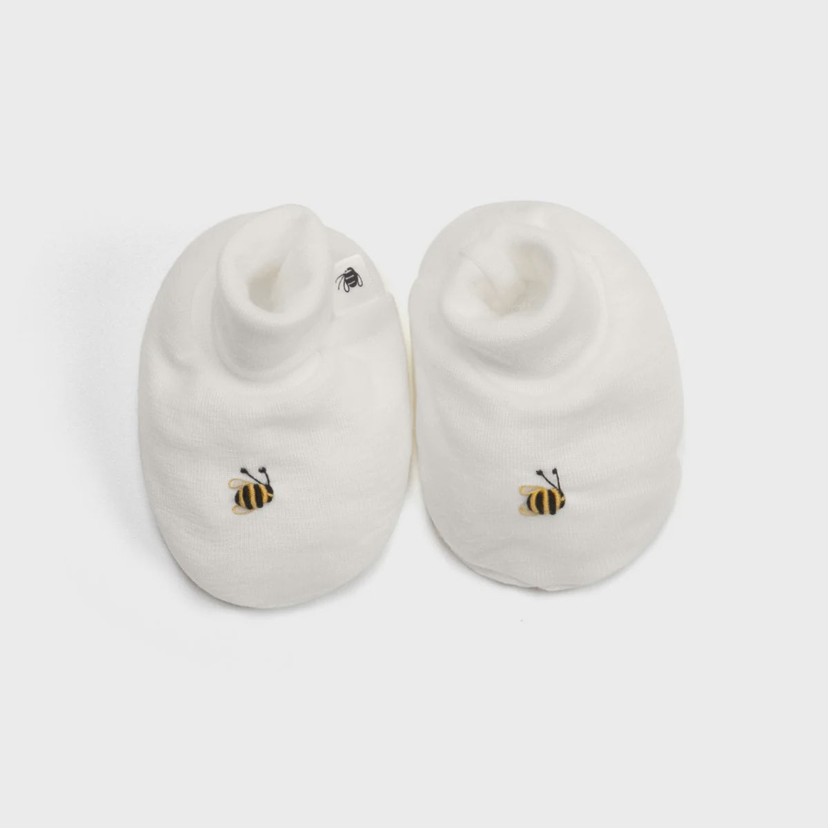 Merino Booties (M) Cream Bee