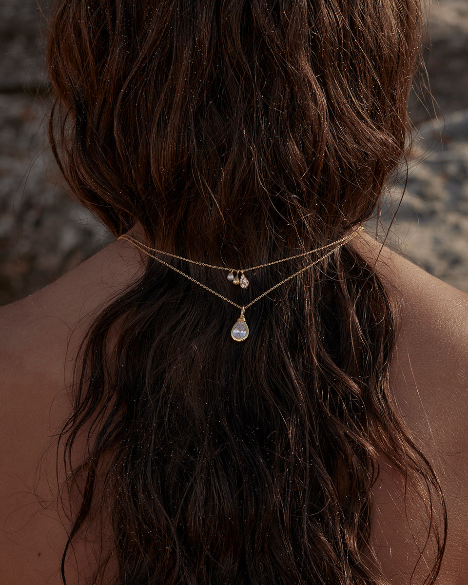 Gold Ocean Mist Necklace (18k Gold Vermeil)
