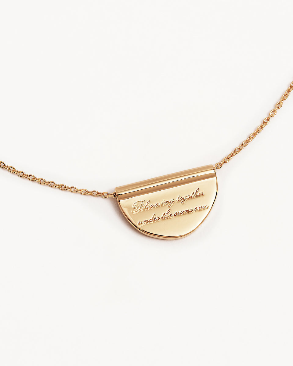 Blooming Together Lotus Necklace