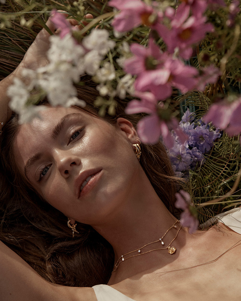 No Rain, No Flowers Choker  - 18k Gold Vermeil