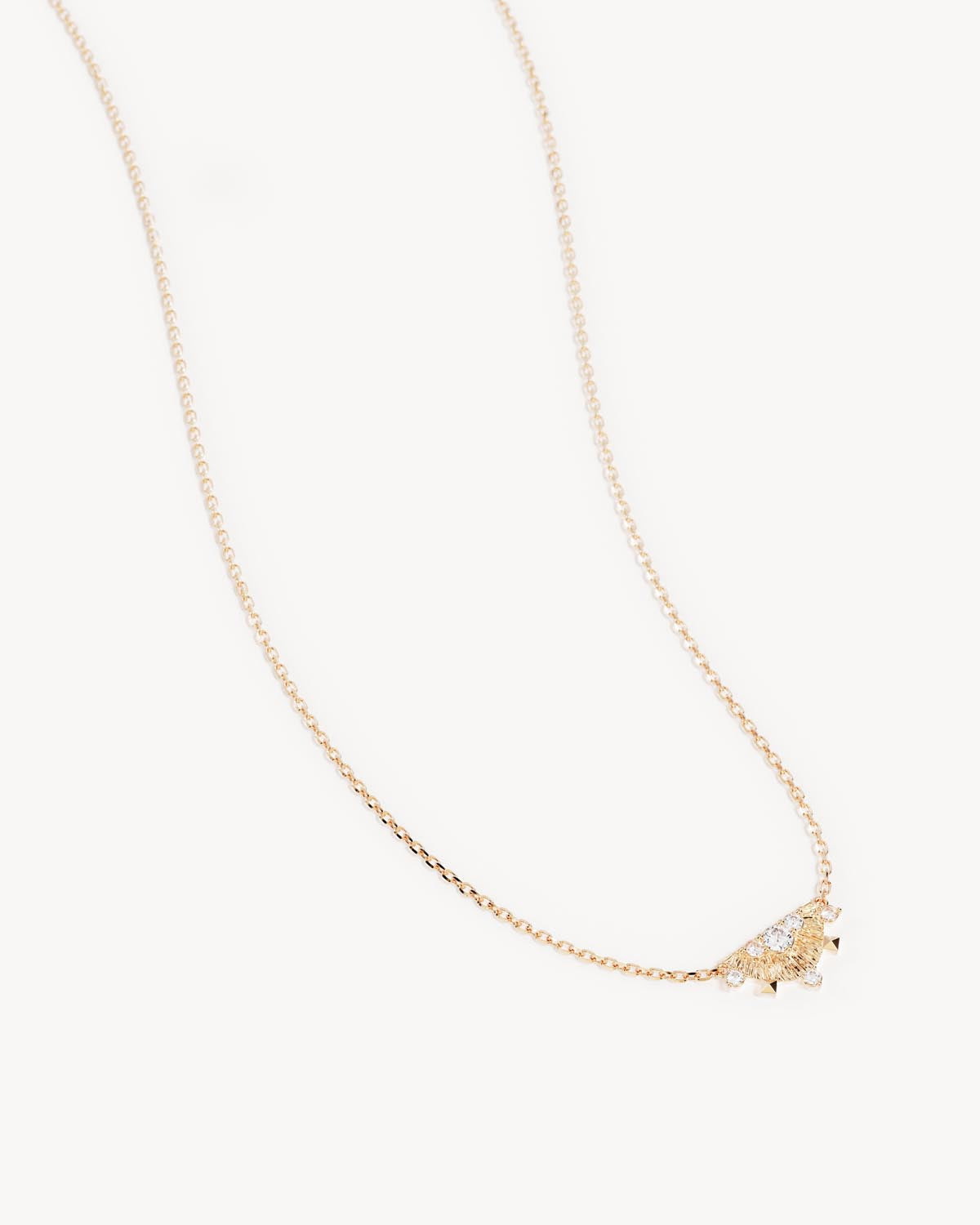 18k Gold Vermeil Lotus Rain Necklace