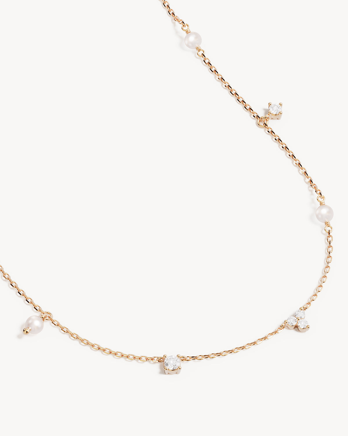 Moonlit Bloom Pearl Chocker ( 18k Gold Vermeil)