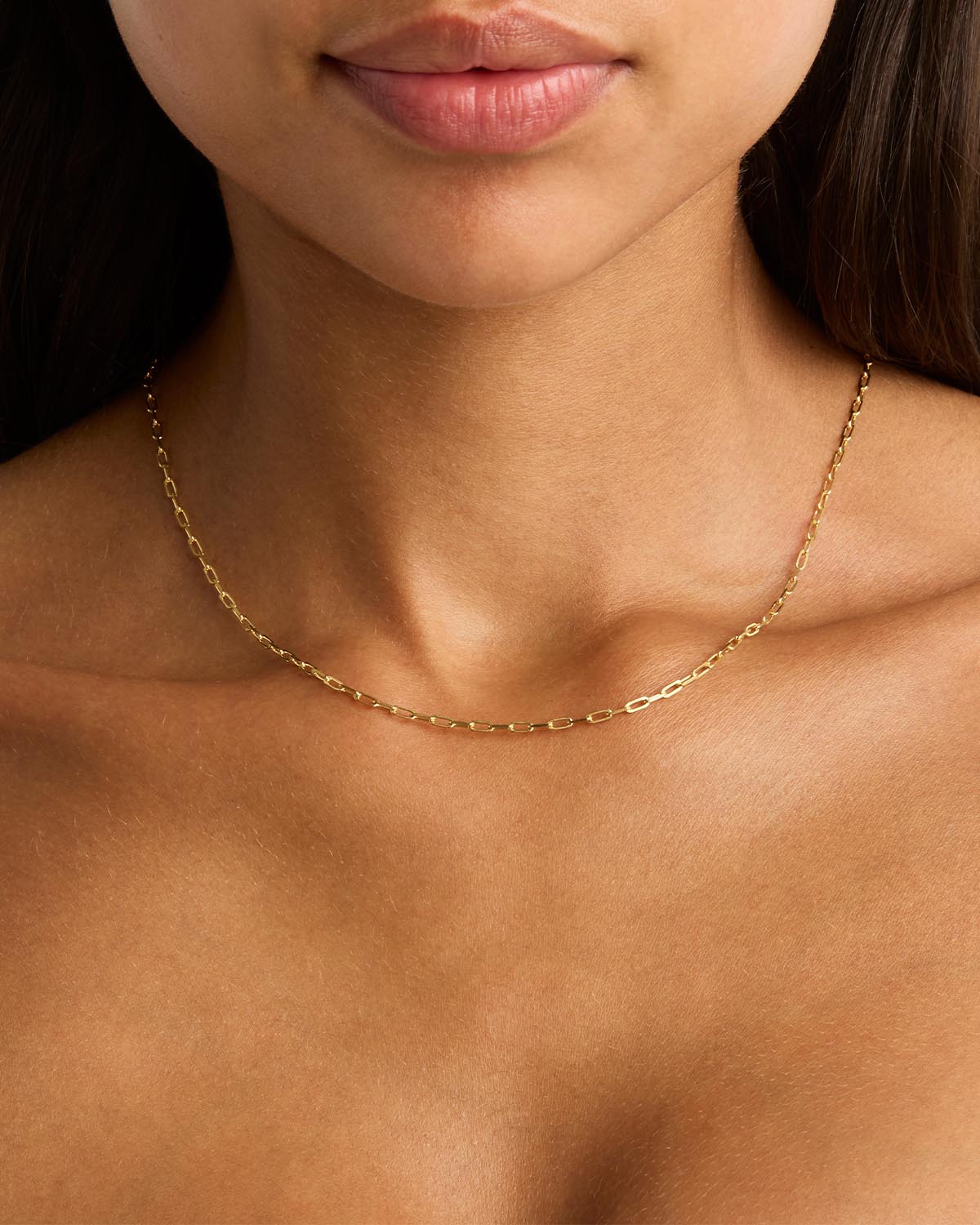 18" Link Chain - 18k Gold Vermeil