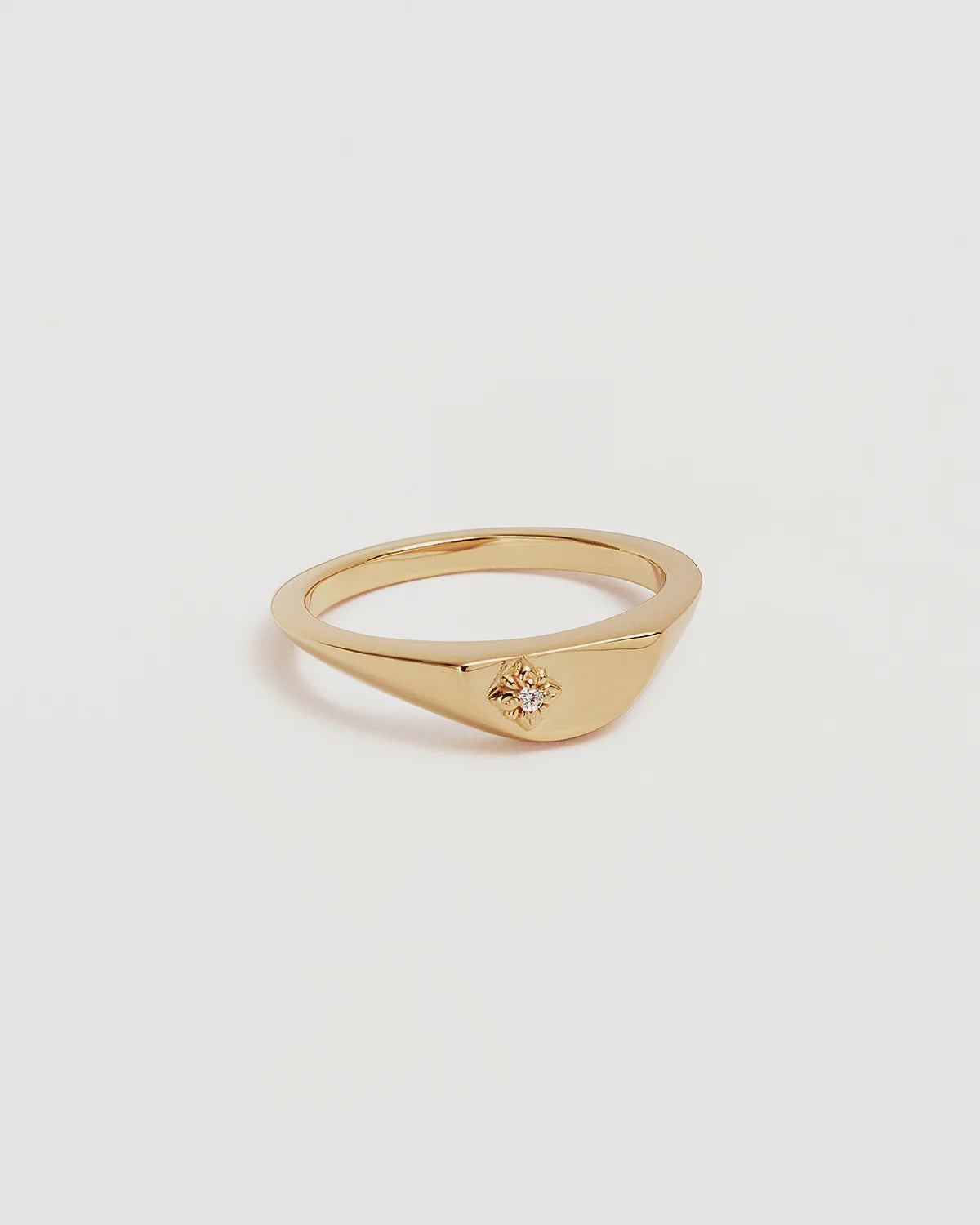 18k Gold Vermeil Lotus Ring