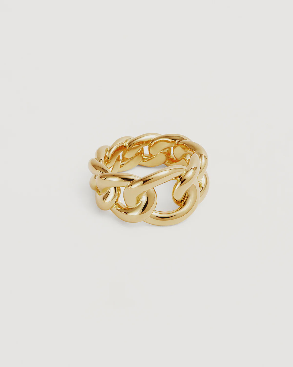 18k Gold Vermeil Strength Ring - 8