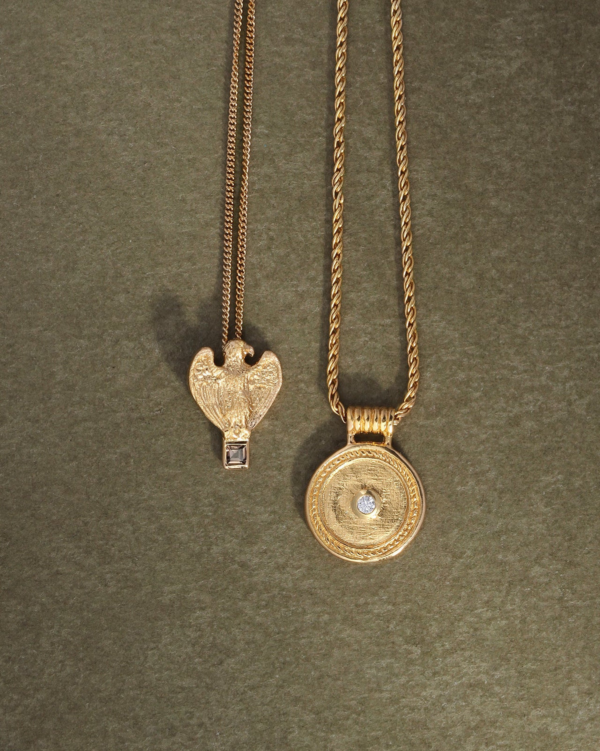 Capella Coin Necklace Gold Vermeil