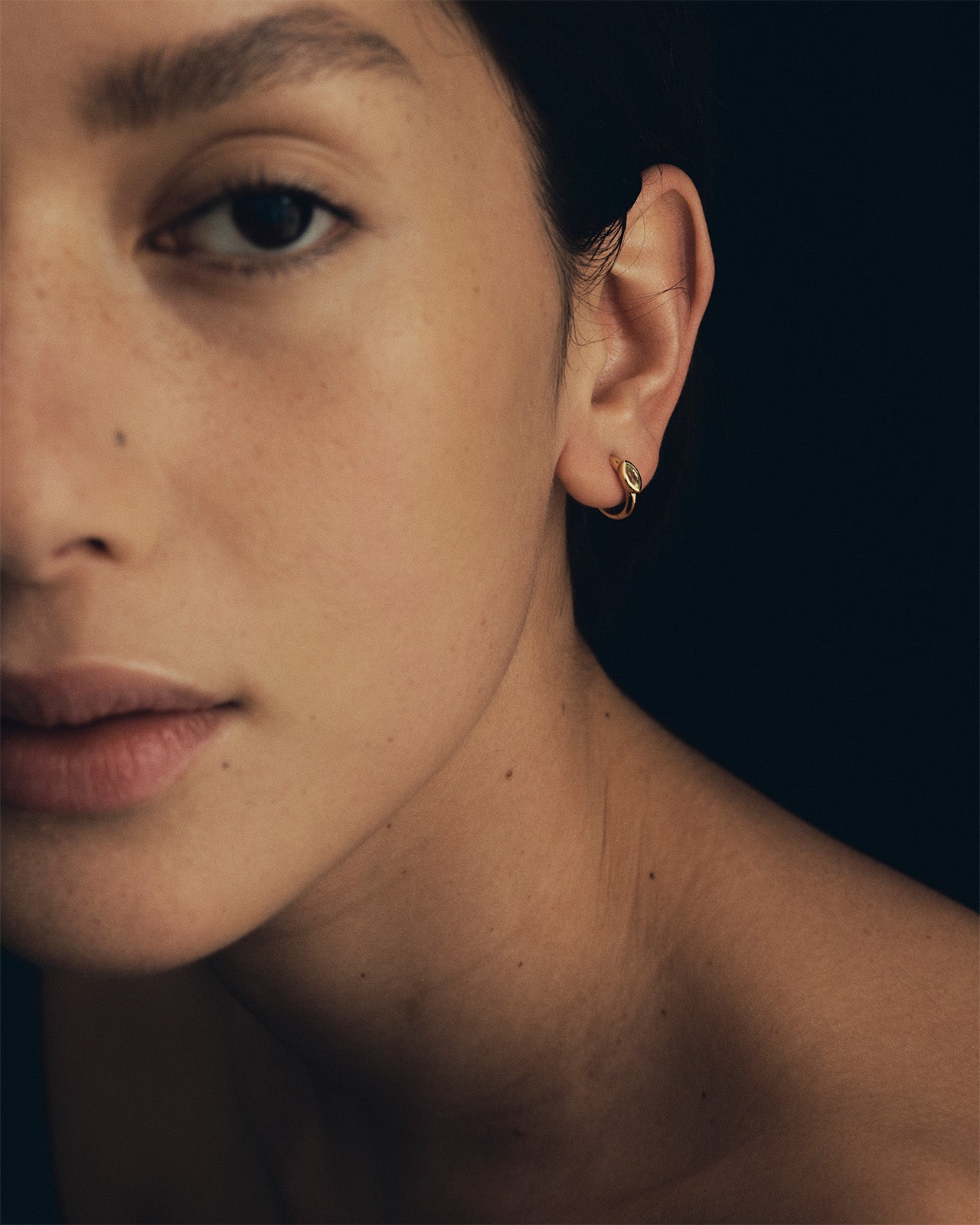 Chrysalis Earrings gold/peridot