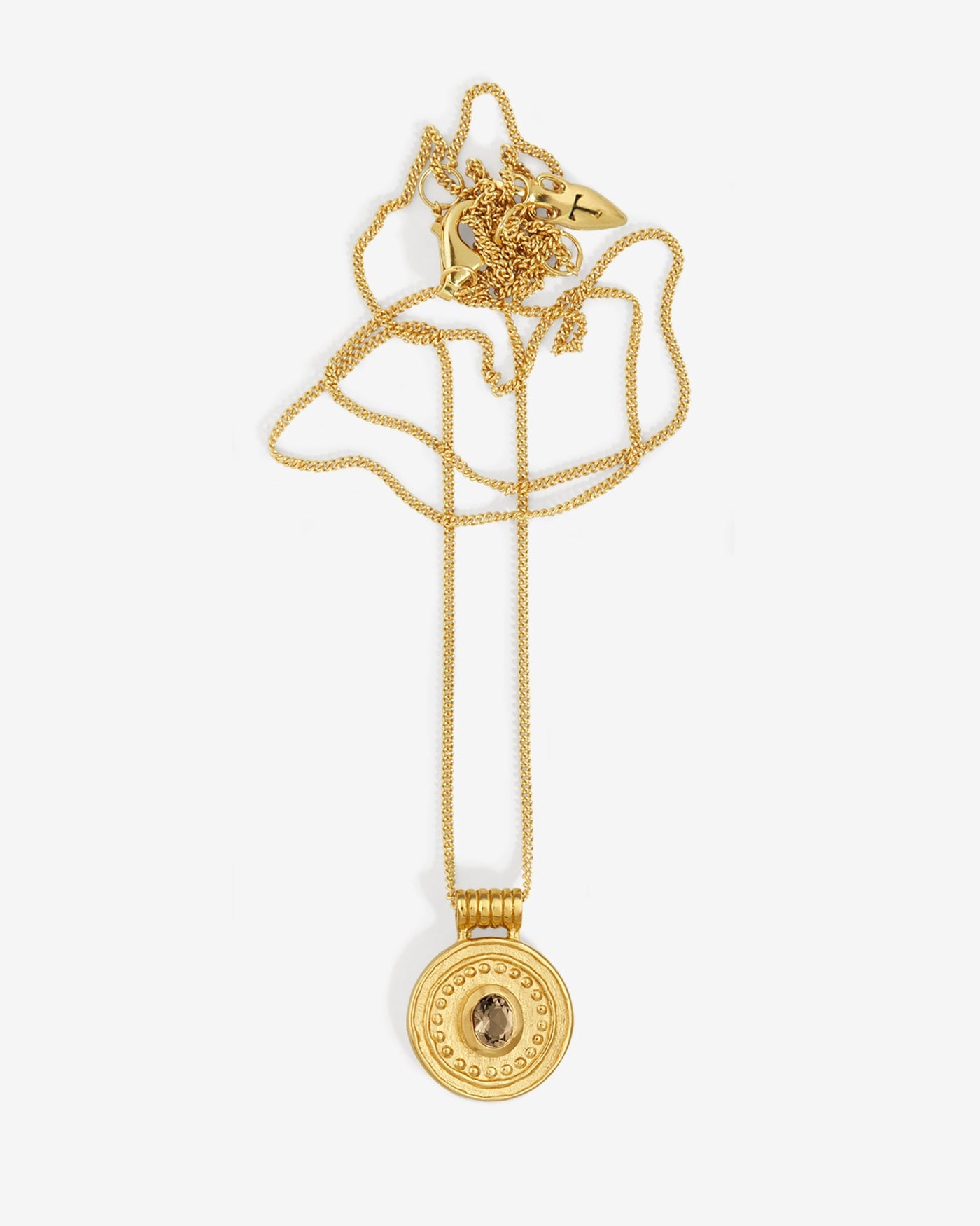 Denarii Coin Necklace (Gold Vermeil)