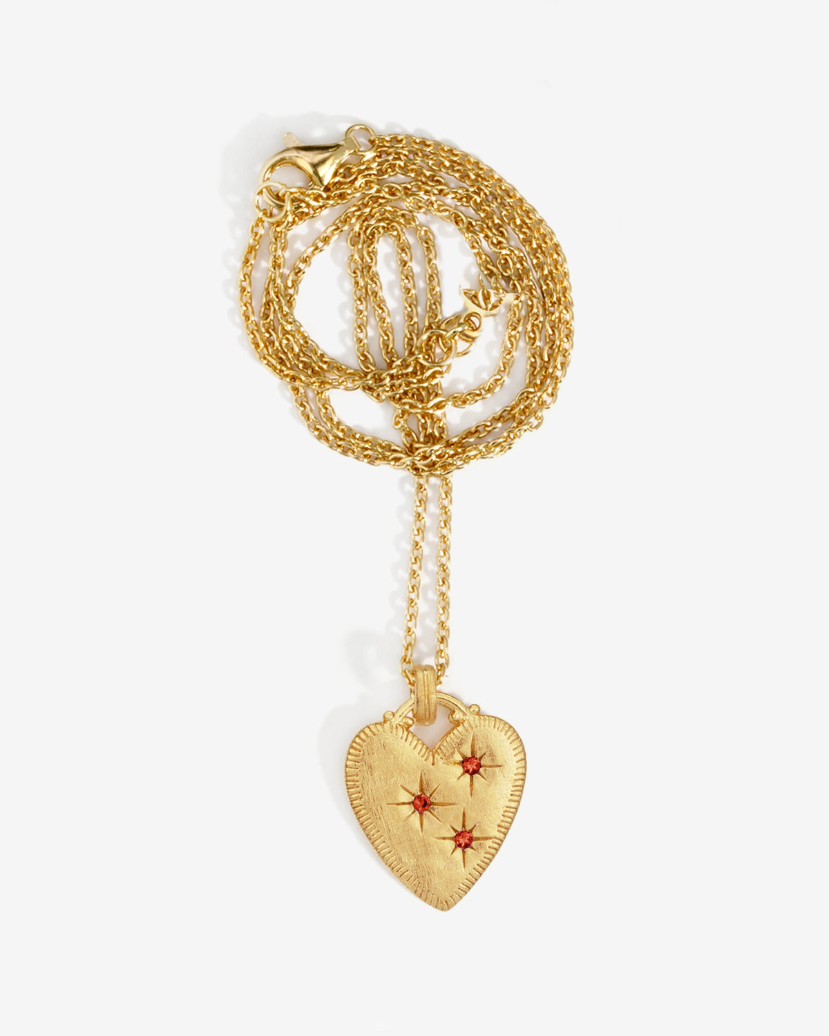 Etti Necklace  Ruby  - 18k Gold Vermeil