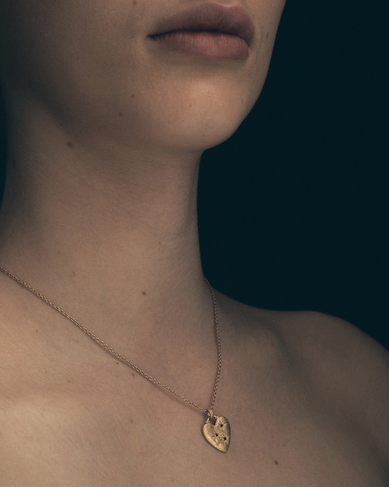 Etti Necklace - Ruby Gold Vermeil