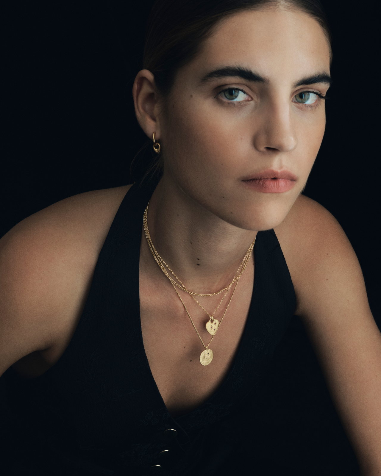 Etti Necklace - Ruby Gold Vermeil