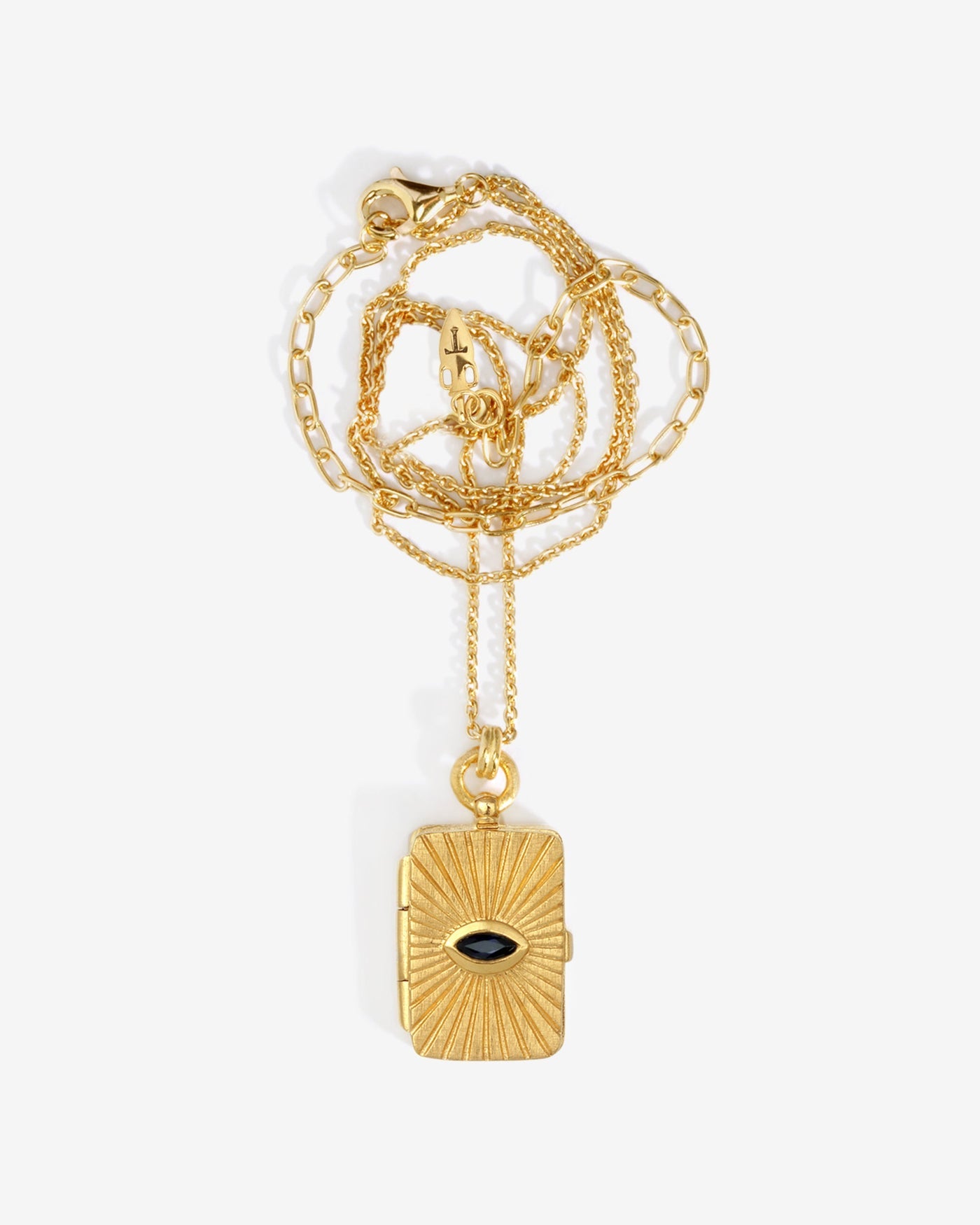 Meri Locket Necklace Gold