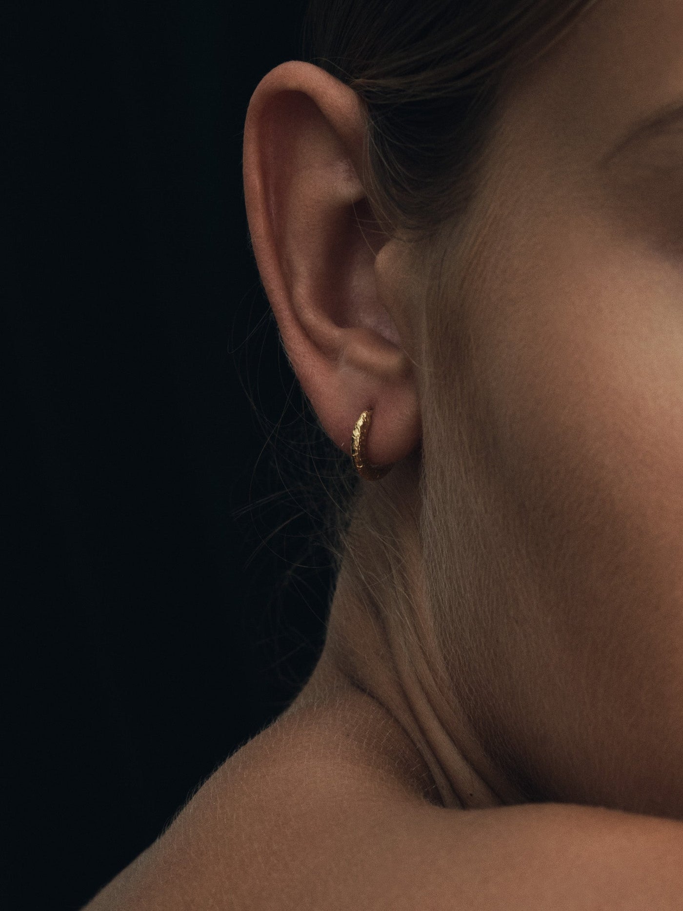 Molten Huggies - 18k Gold Vermeil