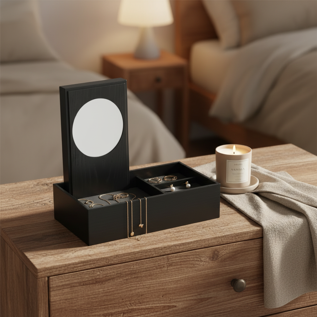 Nel Lusso Tokyo Black Jewellery Box