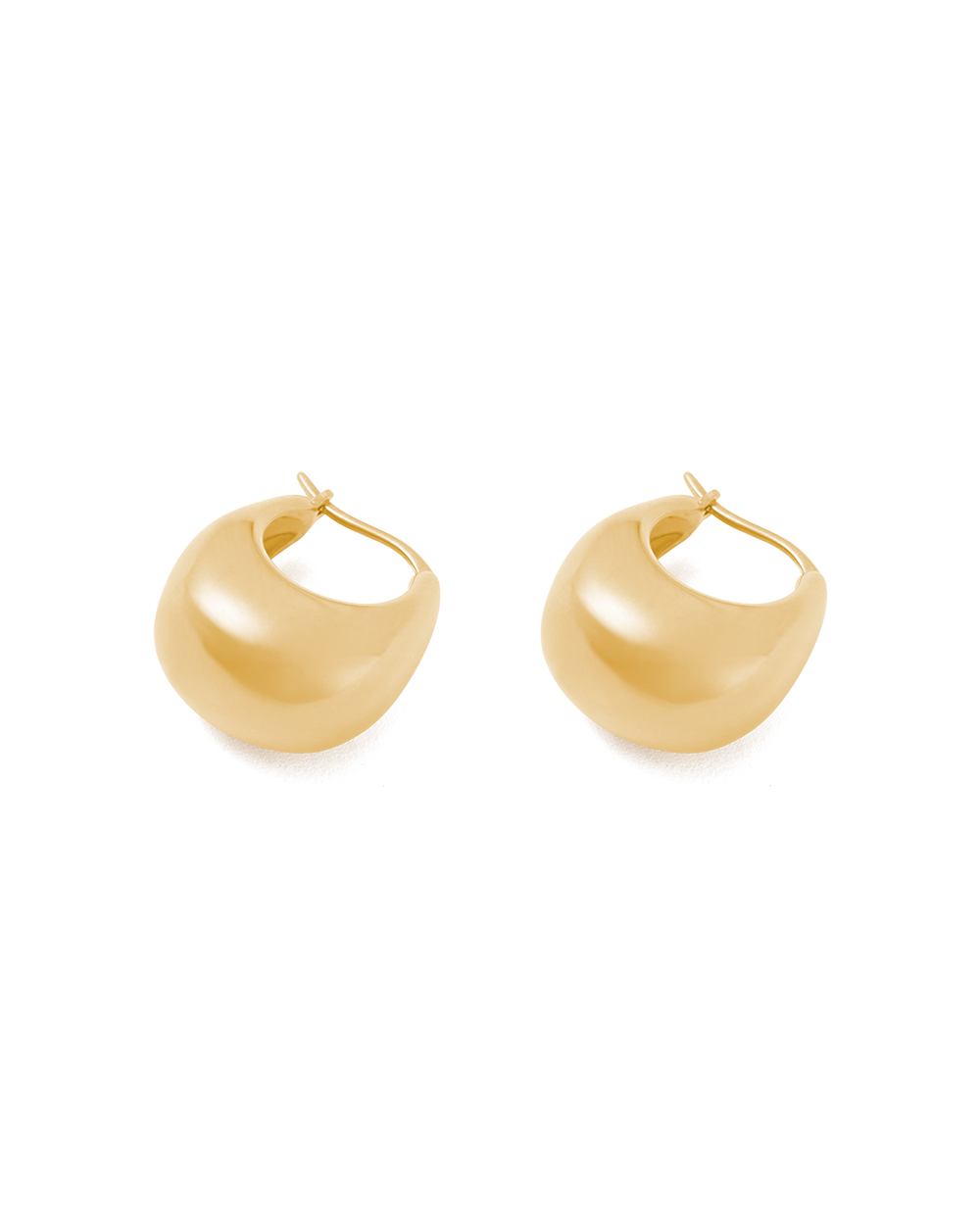 Tresor Hoops (Medium) 18k Gold plated